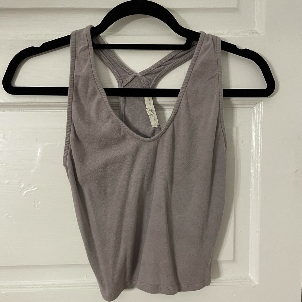 Razor back grayish/ purplish tank top